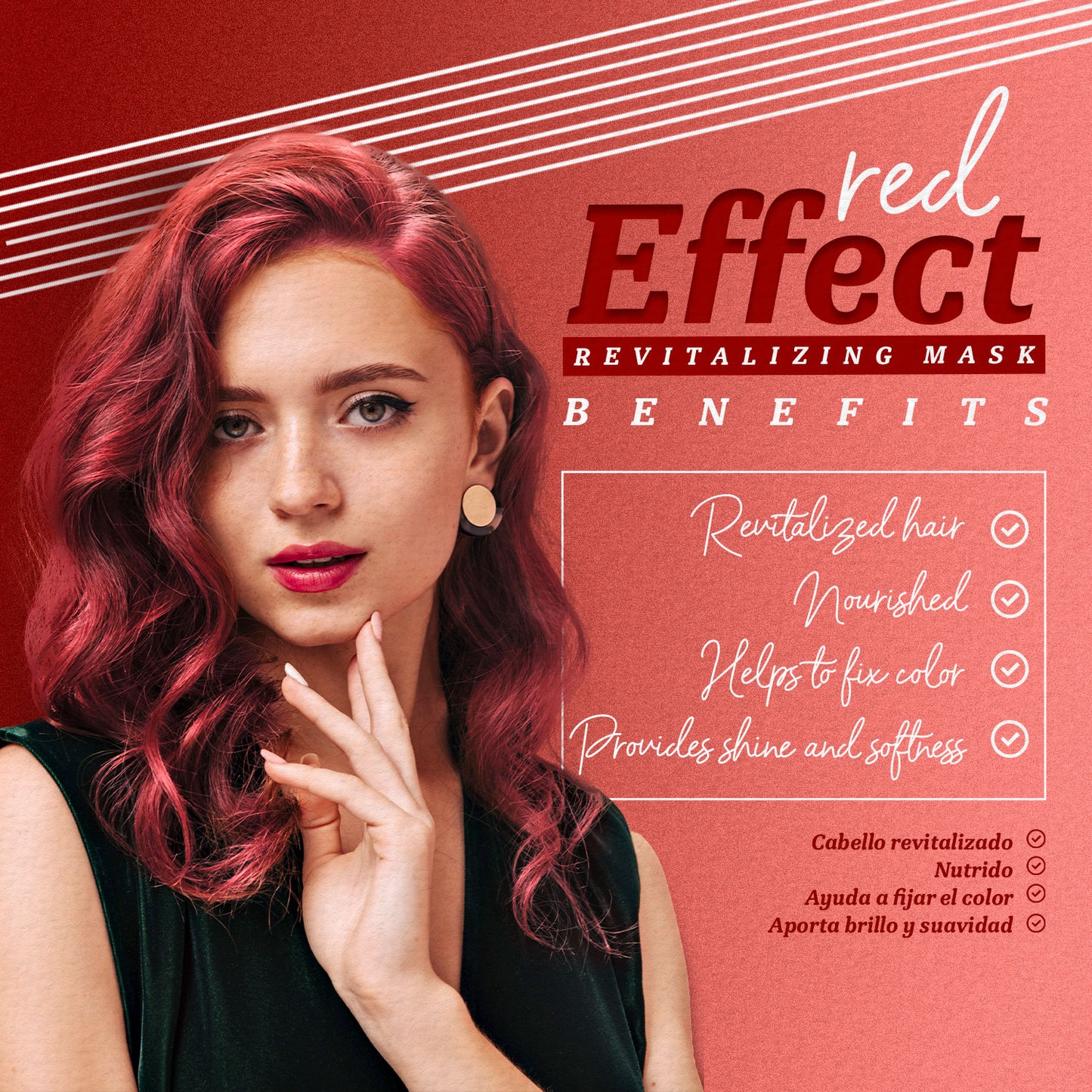 Rímel Expert Hair Rojo 500g/17.63oz