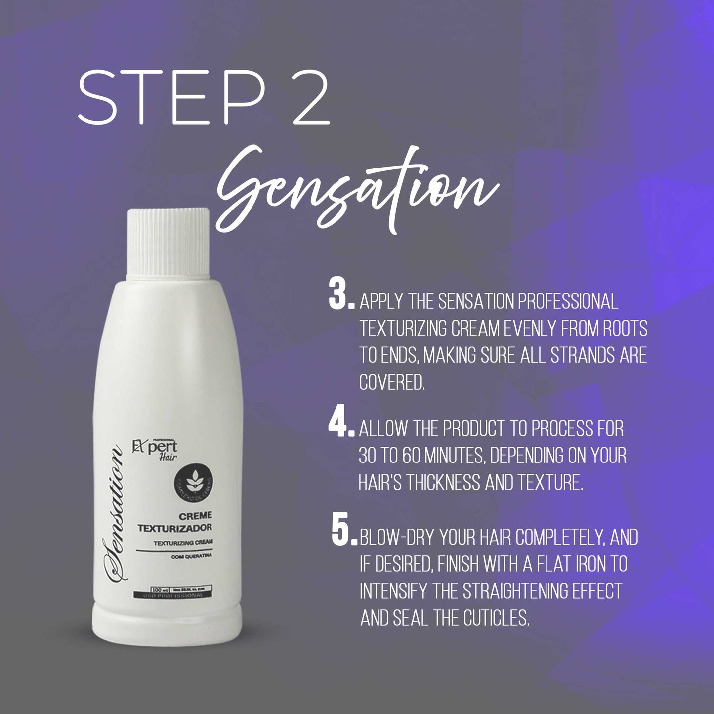 Kit Expert Hair Deep Cleaning Shampoo + Sensation Texturizing Cream + Gold Repair Mask