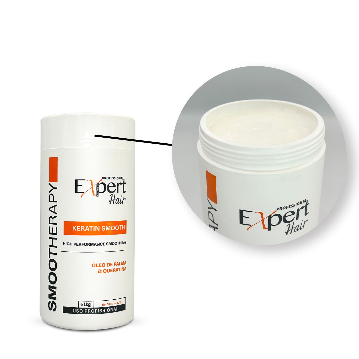Expert Hair Botox BotoExpert Keratin Smooth Hair Sistema de Tratamiento Suavizante 1kg/35,2 oz
