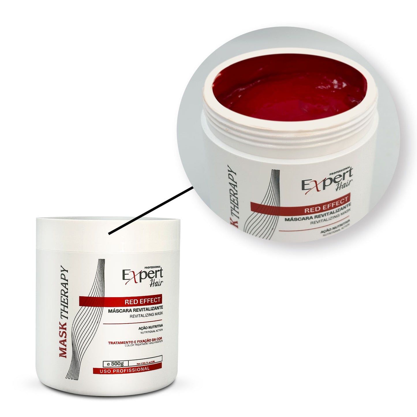 Rímel Expert Hair Rojo 500g/17.63oz