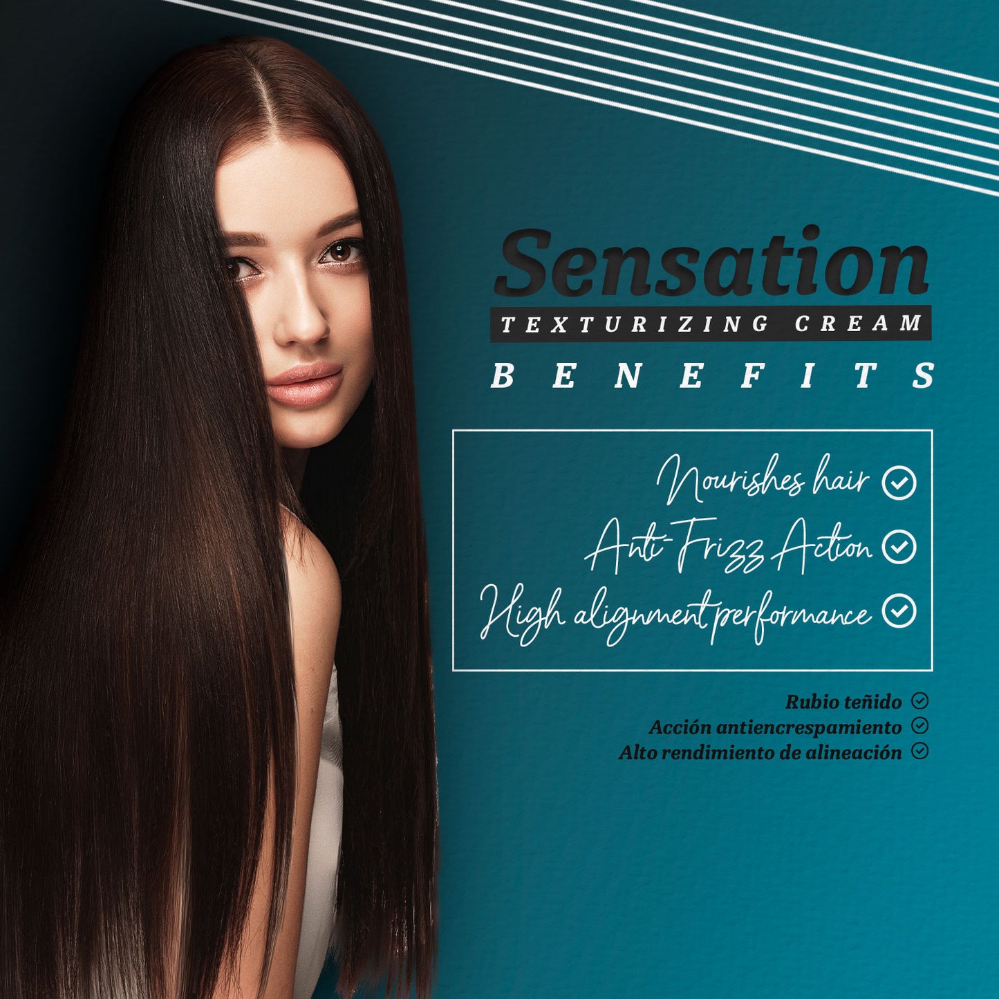 Expert Hair Perfect Straightening Kit - Deep Cleansing Shampoo and Sensation Texturizing Cream