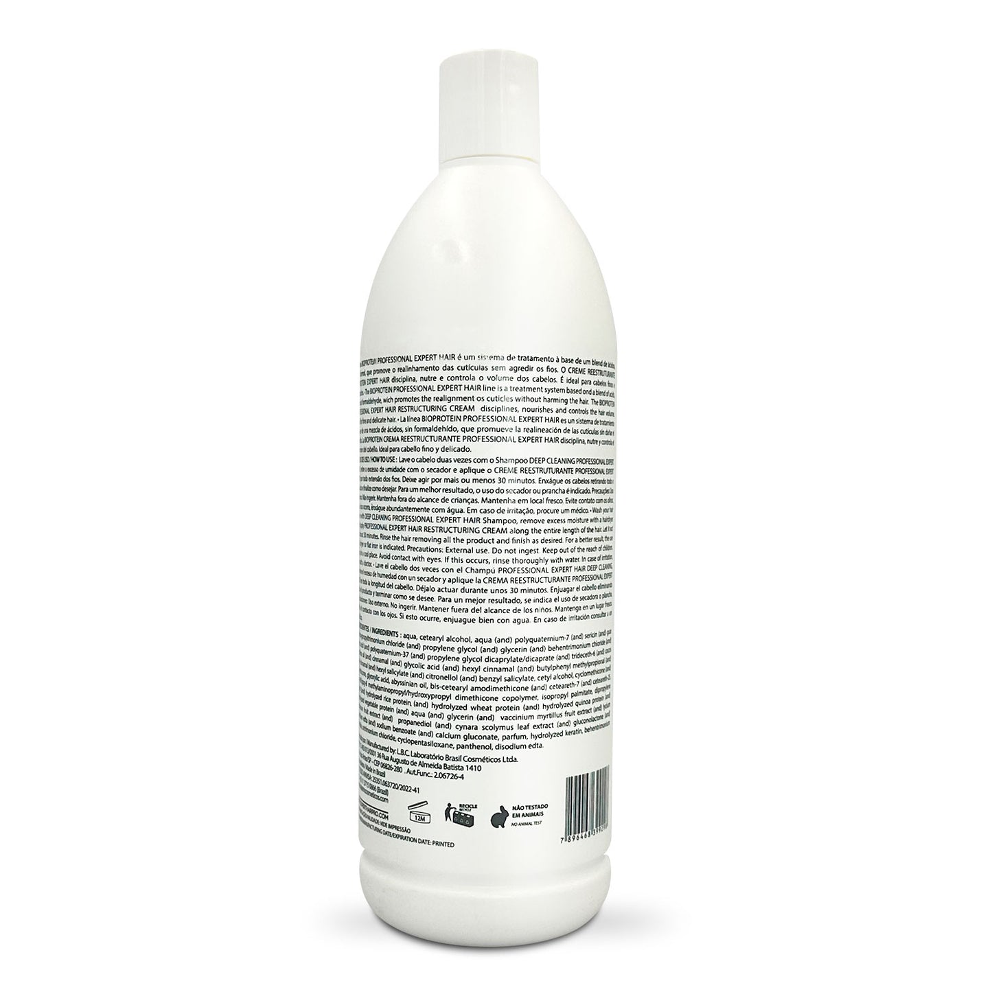 Expert Hair Kit Champú de limpieza profunda y crema reestructurante de bioproteínas 2X1L/2X33.8 fl.oz