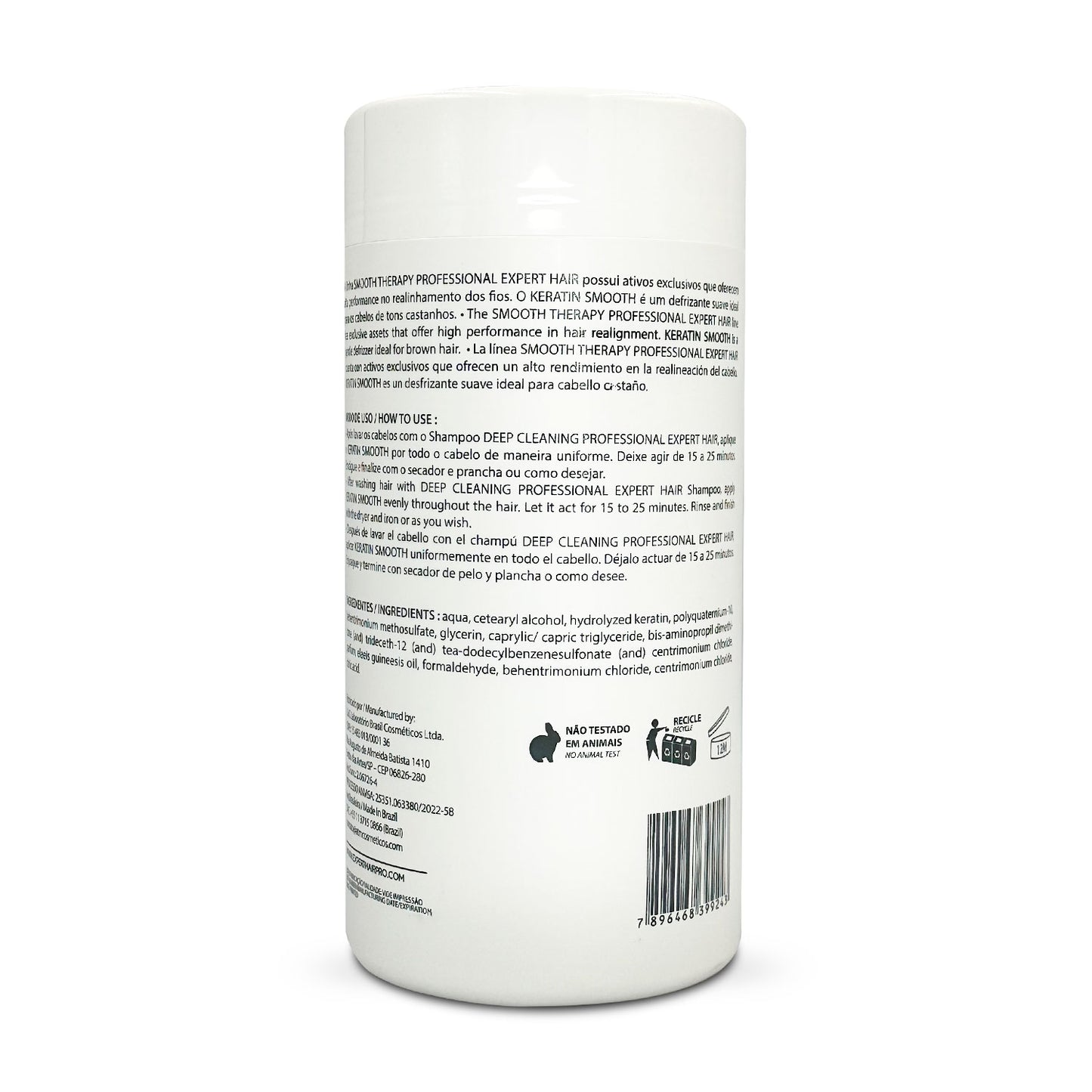Expert Hair Botox BotoExpert Keratin Smooth Hair Sistema de Tratamiento Suavizante 1kg/35,2 oz