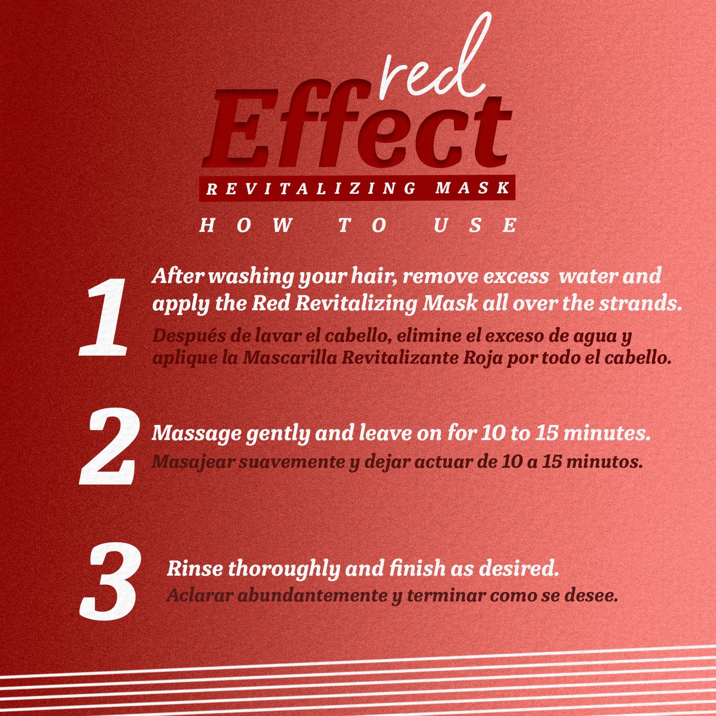 Rímel Expert Hair Rojo 500g/17.63oz