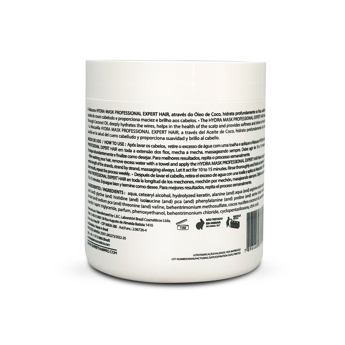 Expert Hair Hydra Mask Aceite de Coco 500g/17.63oz