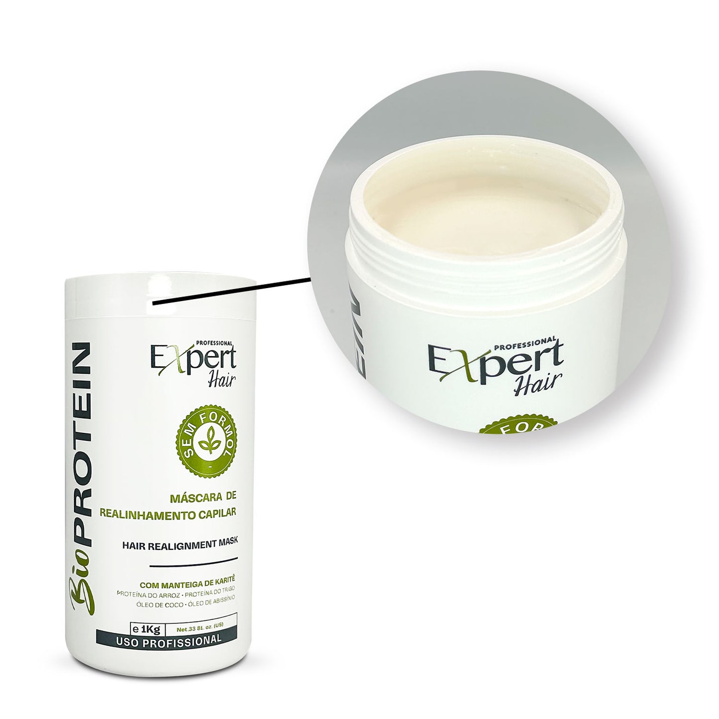 Expert Hair BtoxExpert Bio Protein Hair Cream 1kg/35.2 oz