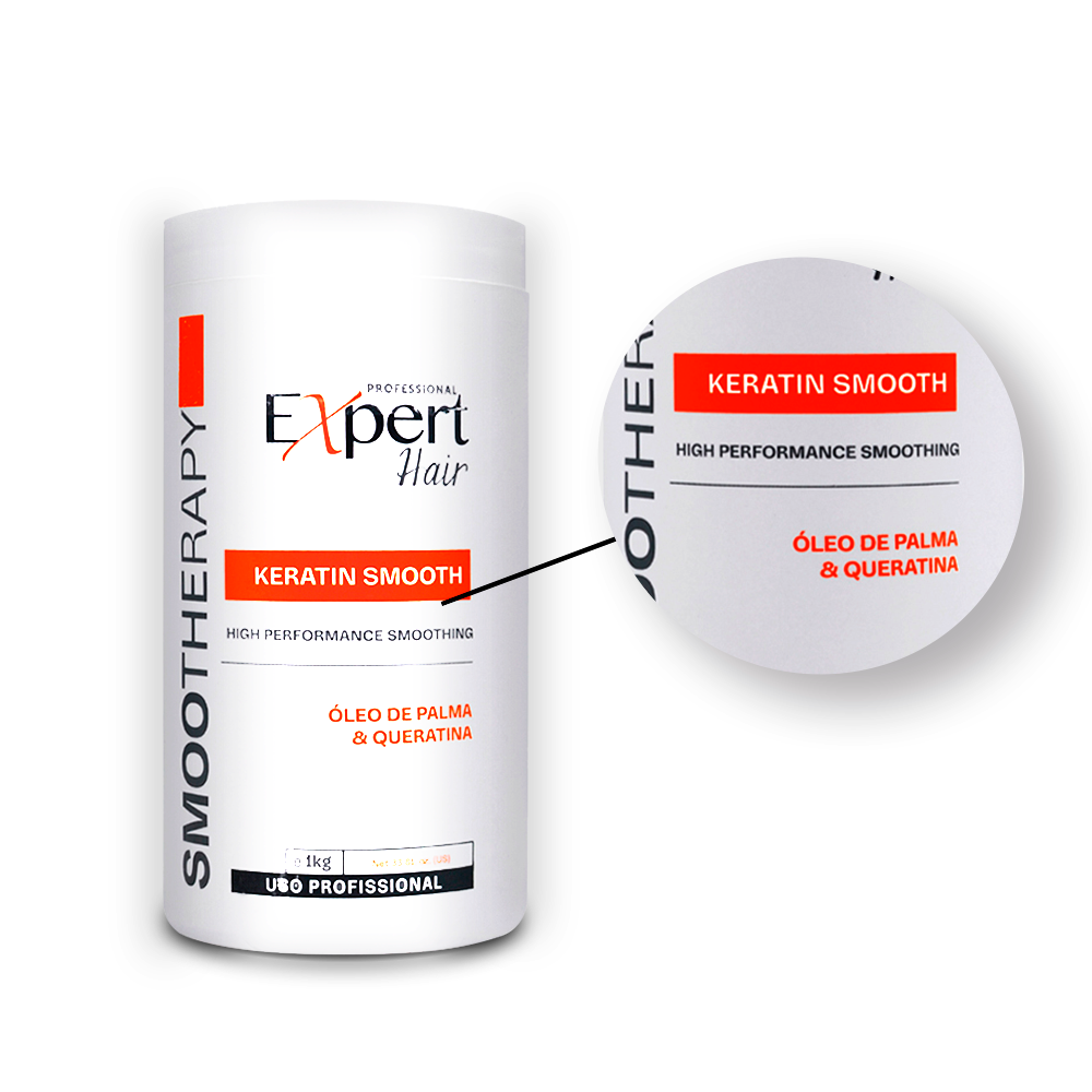 Expert Hair Botox Keratin Smooth Kit Tratamiento Capilar BotoExpert 2x1000g/2x35.27 oz